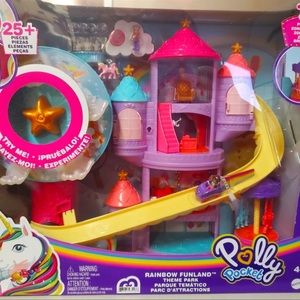 Rainbow Fun Land Brand New In Box Polly Pocket Large Set